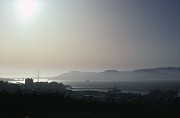 Golden Gate Brücke: Blick auf die Bucht von Oakland aus