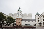 Die Stettiner Oper liegt im Stadtschloss-Südflügel, Hofansicht