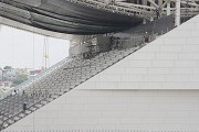 Corinthians Stadion, São Paulo: Profilansicht Osttribüne