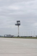 BER airport, Berlin: runway-view of tower