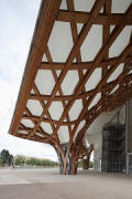 Centre Pompidou-Metz: western roof-arch