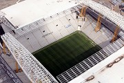 Corinthians Stadium, São Paulo: airborne view, green