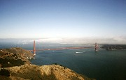 Golden Gate Bridge: view from Golden Gate National Recreation Area