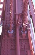 Golden Gate Bridge: bottom-joint of suspension-cable
