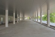 Musée La Boverie: the extension's subway has a line for pedestrians (photo) and for cars