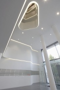 Merton's Middle: transition lightwell to entrance-hall
