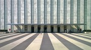UN-Haedquarters: General Assembly Buildings' north-eastern main-entrance