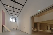 Arlberg1800: The exhibition hall is part of the concert hall lobby