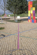 playground with wood pavement