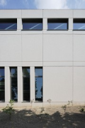 iww: northwestern test hall façade, detail 1