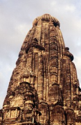 Khajuraho: Lakshman Temple, tower-detail