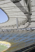 Maracanã stadium:view southern stand, roof-construction