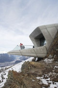 Messner Mountain Museum: panorama-balcony outer view