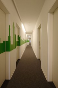 mk-Hotel Stuttgart: ground floor corridor