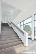 Philosophikum II: lobby, staircase, diagonal view (photo: Rehorn)
