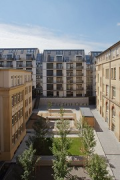 Röte-streetquarter-housing: western view of new courtyard