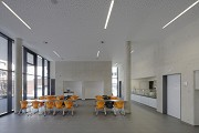 St. Leonhard-extension: school-canteen, total view towards East 2