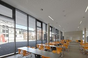 St. Leonhard-extension: school-canteen, total view towards East 3