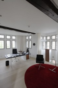 Tebartz-van Elst: frame house: tall office at the first floor