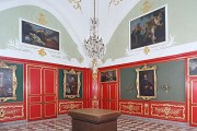 Aachen town-hall: red chamber, reconstruction of a historical photo