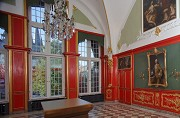 Aachen town-hall: red chamber, south-western room-corner
