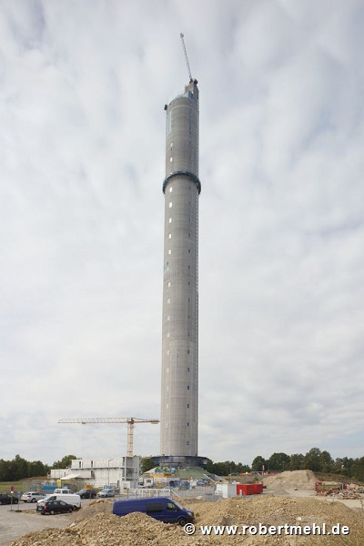 ThyssenKrupp Aufzug-Testturm nahe dran