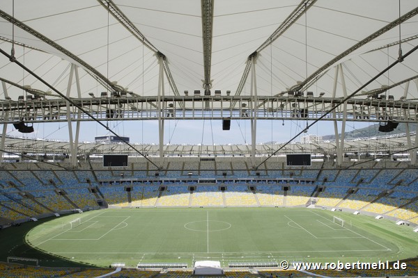Maracanã Stadion: Ansicht Osttribüne, Dachunteruntersicht