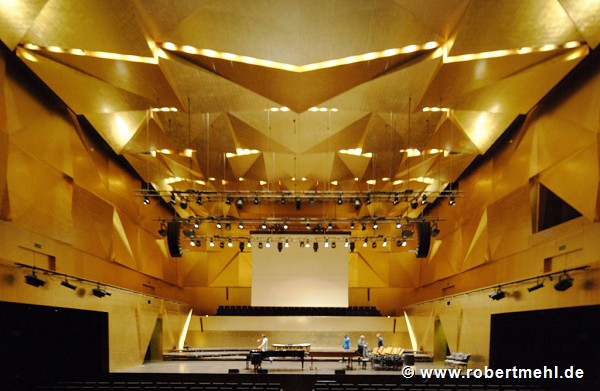 Stettiner Philharmonie: Großer Saal, Bühnenansicht, frontal