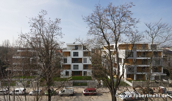 "Ad Fontes Musica", Leipzig: southern view, seen from the opposite elderly people residence, pict 1