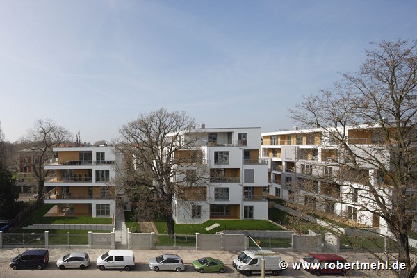 "Ad Fontes Musica", Leipzig: southern view, seen from the opposite elderly people residence, pict 2