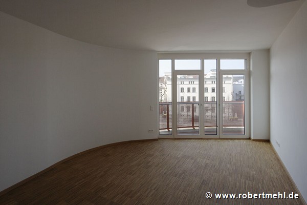 Apel's Bow, Leipzig: rotunda flat 1, living-room