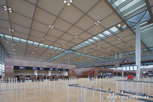 BER airport, Berlin: main terminal-hall, fig. 3