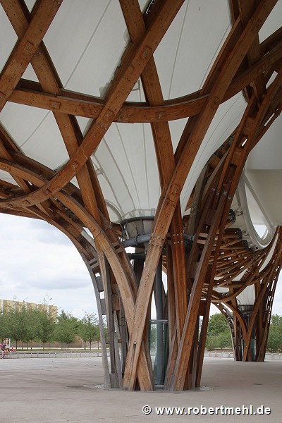 Centre Pompidou-Metz: roof support, detail
