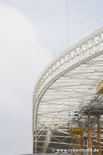 Corinthians Stadium, São Paulo: detail northern roof