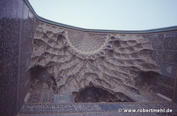 Meidān-e Emām, Isfahan: Masjed-e Emām, ribbed vault