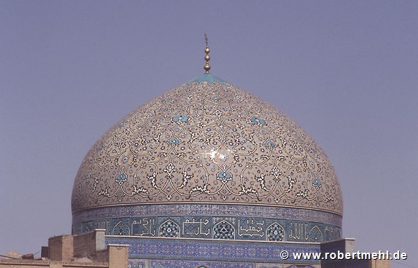 Meidān-e Emām, Isfahan: Masjed-e-Sheich Lotfollāh, dome
