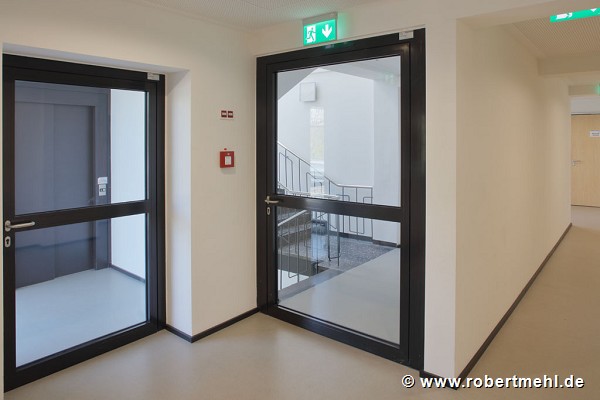 KatHo Aachen: upper level staircase-access and floor
