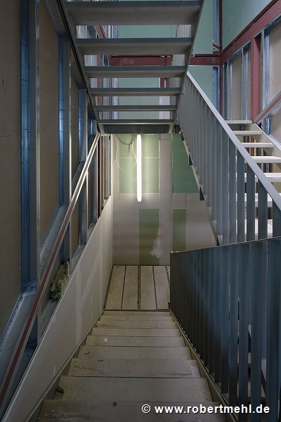 Construction site System Building, stairs 1