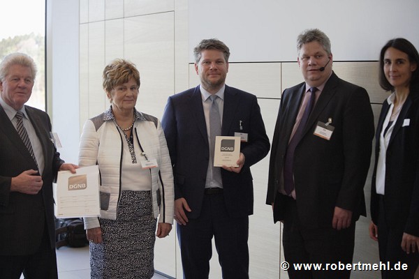 Schlüter-Workbox inauguration: DGNB-platinum-certificate presentation