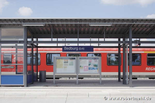 Bedburg Station: detail schedule track 2