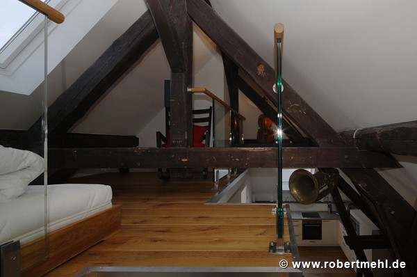 Burtscheid Abbygate: even in the roof-floor there is a double-bed