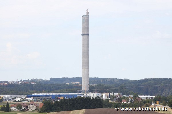 ThyssenKrupp Elevator Testing Tower from the distance