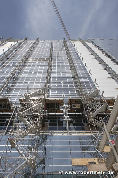 EPO - European Patent Office: south-eastern façade under construction