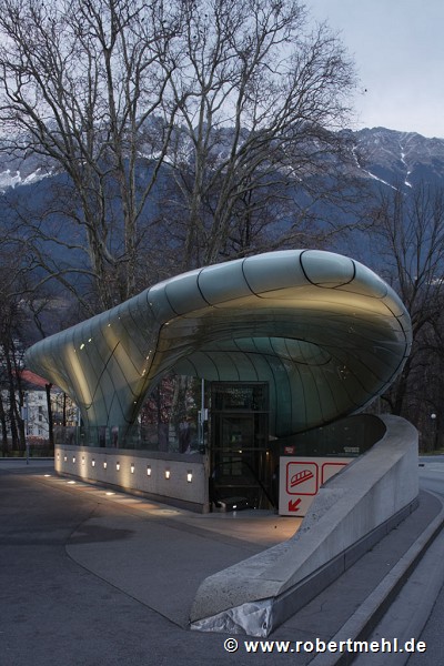Hungerburgbahn (Nordkettenbahn) Innsbruck, Congress station, fig. 4