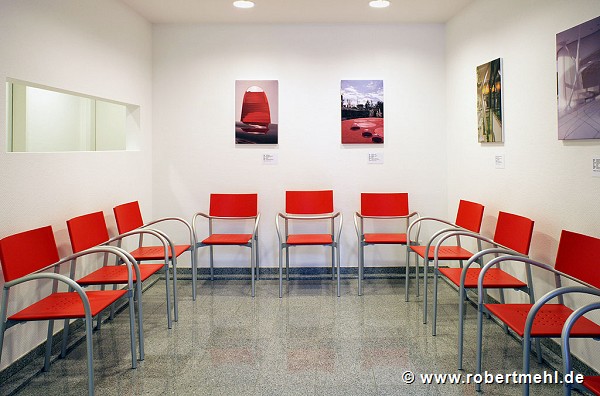 portfolio at red waiting area