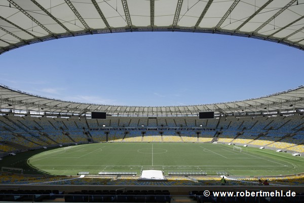 Maracanã stadium: eastern stand view