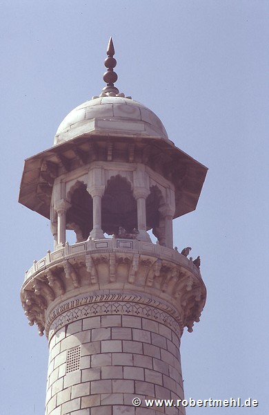 Taj Mahal, Agra: minaret