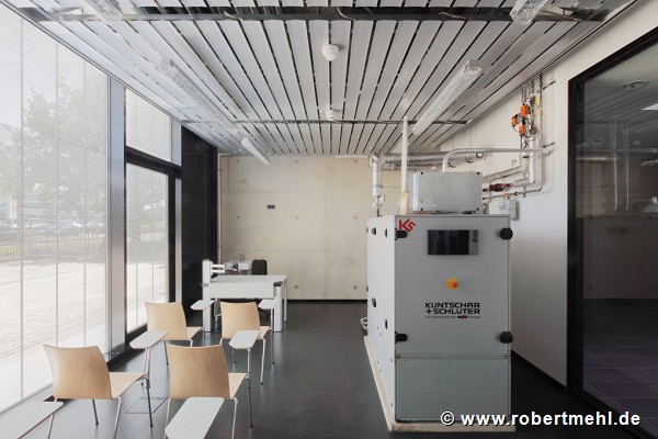 TBZ of IHK-Cologne: block-unit heating power plant trainee-room