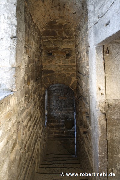 Aachen town-hall, inside Granus-tower: basement access