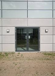 Textile concrete at a façade